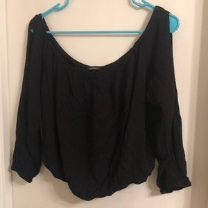 Charolette Russe Off the Shoulder Crop Top